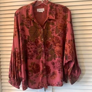 Anthropologie floral top